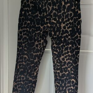 GAP Black and Tan Slim City Crop Pants